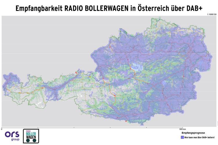 RADIO BOLLERWAGEN in Österreich auf DAB+ im MUX III (Bild: ORS Group)