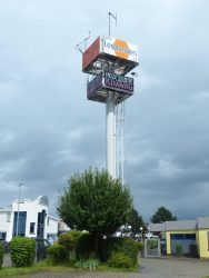 Funkturm im Leocenter Offenburg (Bild: © Leomedien)