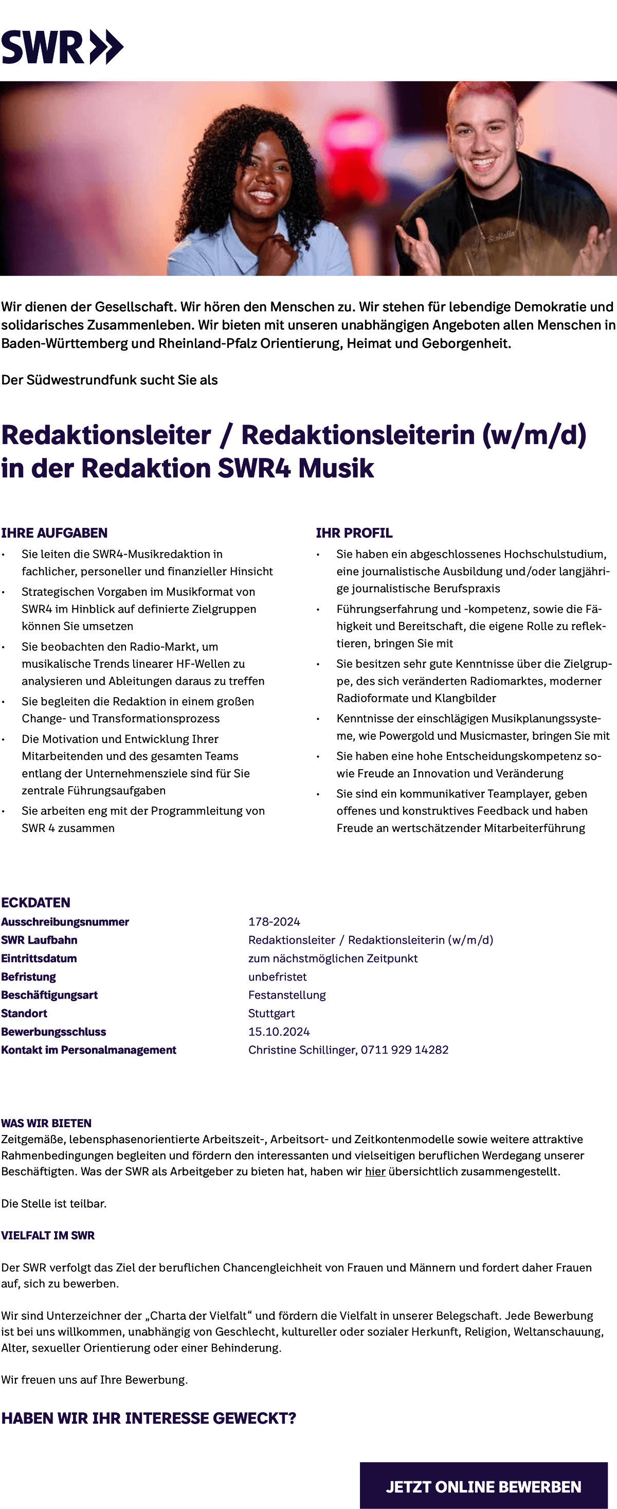 SWR4 Redaktionsleiter 180924